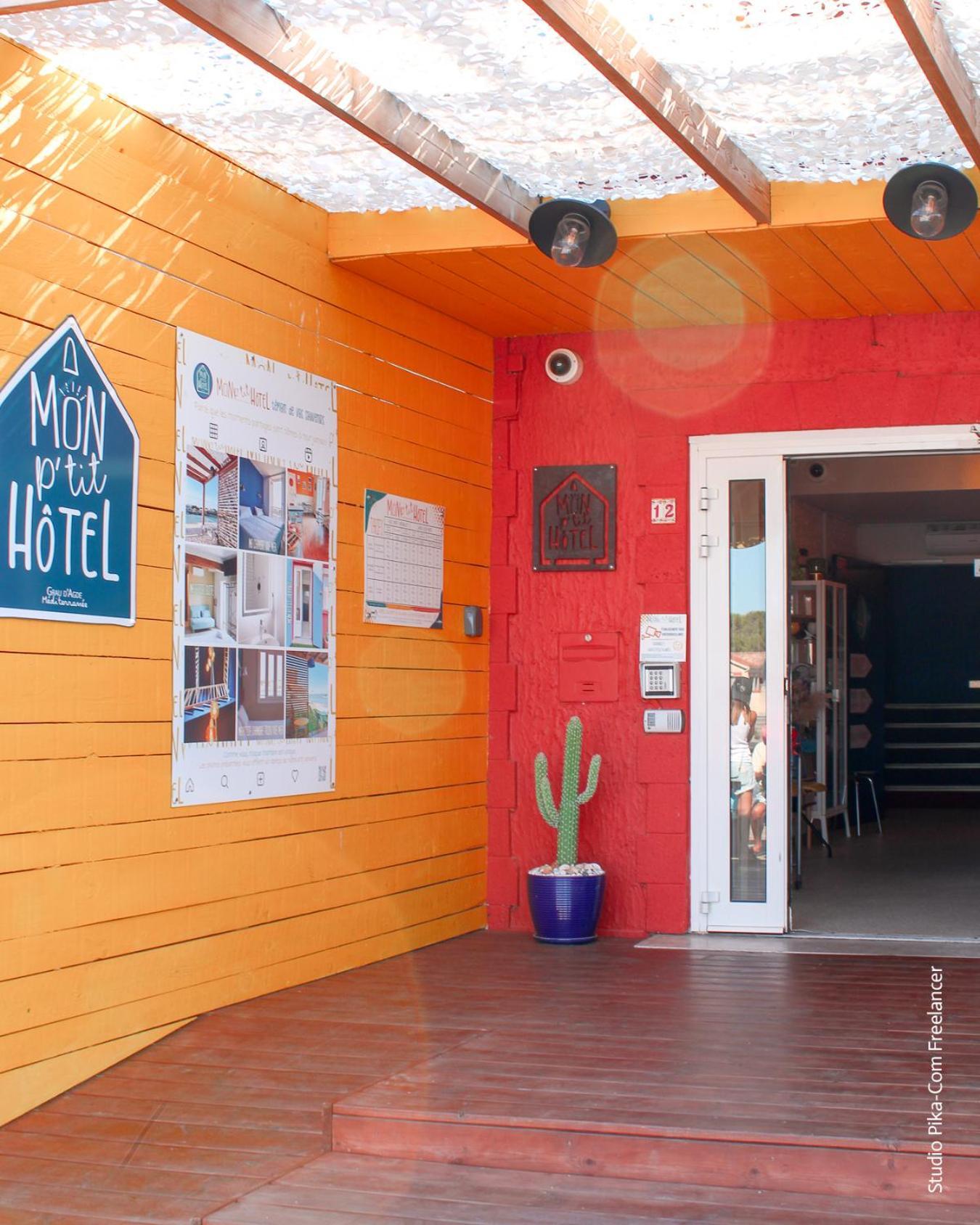Mon P'Tit Hotel Le Grau d'Agde Exterior foto